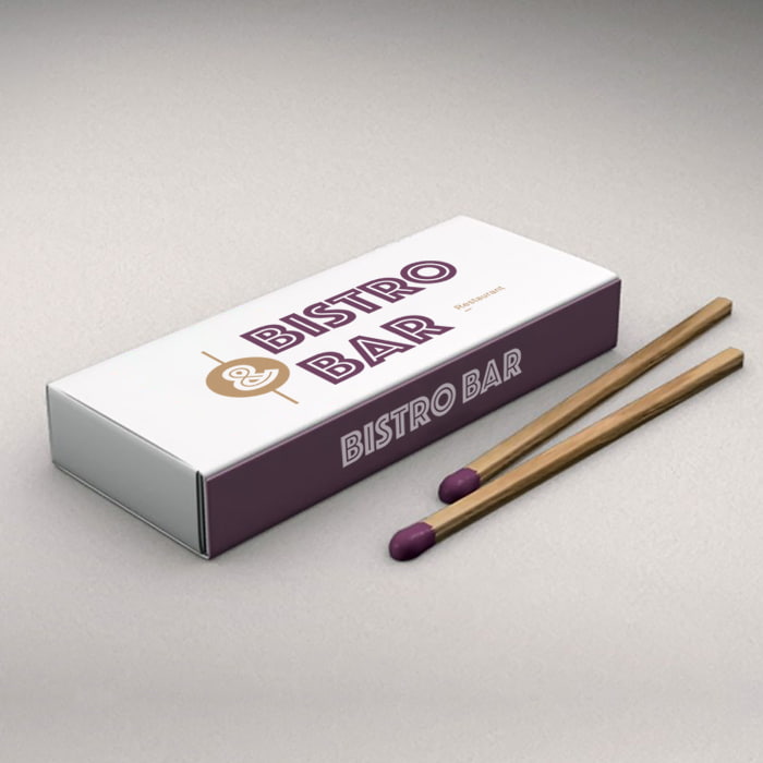Advertising matchbox BOX CLASSIC SLIM - Personalized matches BOX CLASSIC SLIM