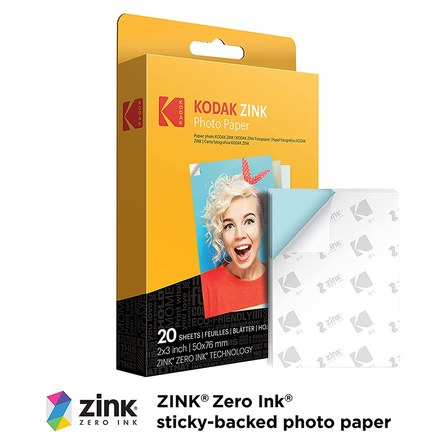 Kodak Zink 2×3” Photo Paper Pack 20 pcs - Kodak Zink 2×3” Photo Paper Pack 20 pcs